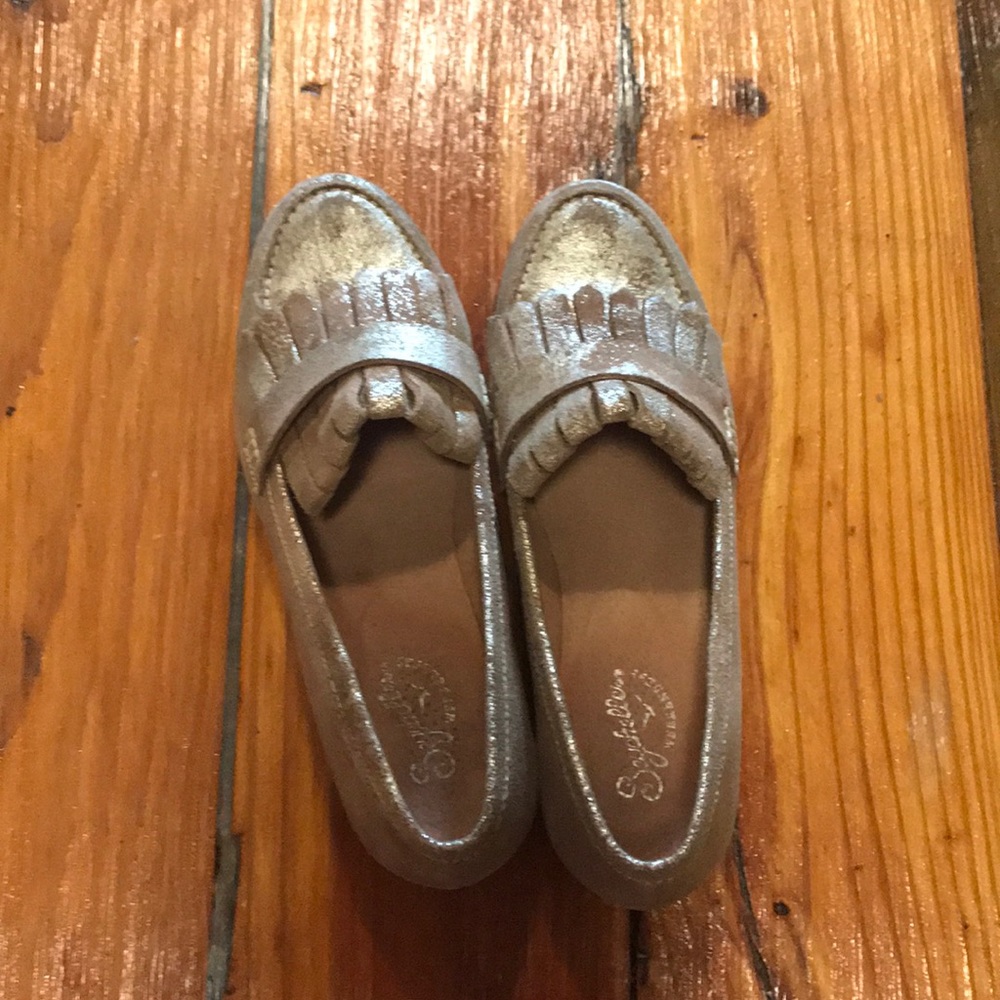 Seychelles Gold Loafers